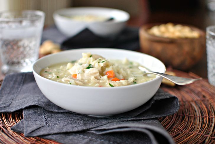 Creamy Chicken Soup with Wild Rice
