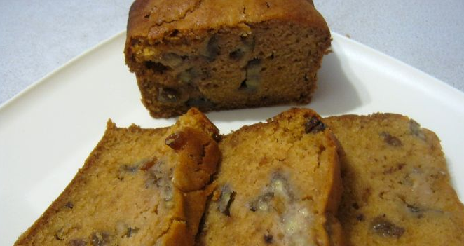 Orange cake with banana