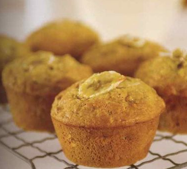 Banana bran muffins