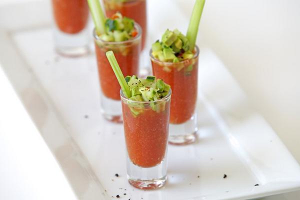 Gazpacho with sweet pepper