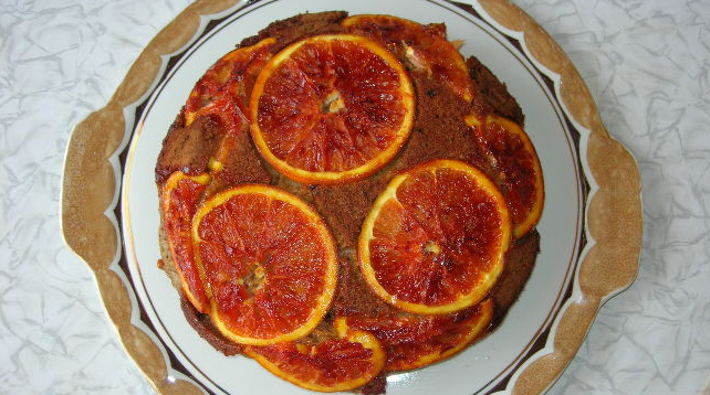 Coffee orange cake