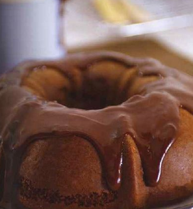 Chocolate cake with coffee flavor