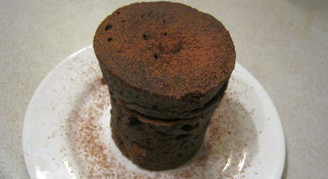 Cupcake in the microwave