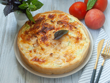 Potato zucchini pie