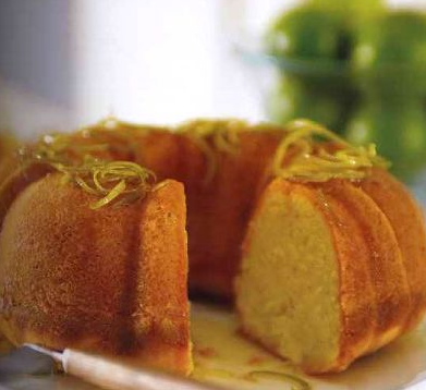 Citrus Coconut Cake with Honey Syrup