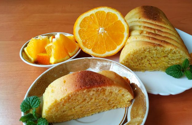 Lean orange cake