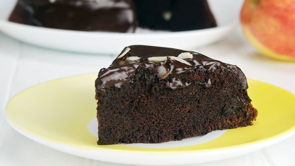 Chocolate cupcake pudding with icing