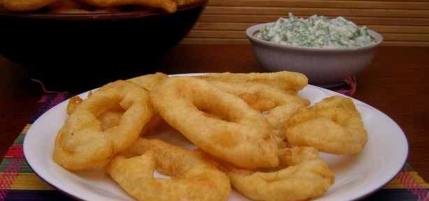 Tasty Calamari in batter