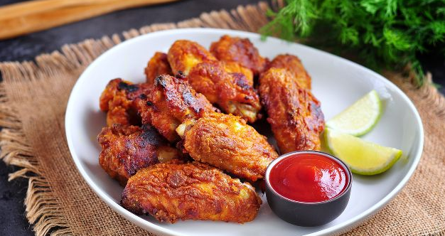 Baked chicken wings