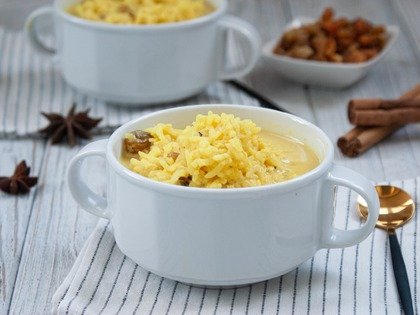 Milk rice with spices
