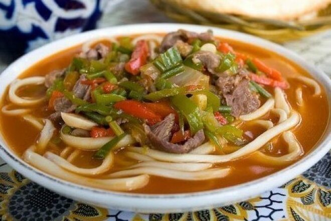 Hearty Uzbek lagman