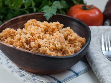 Bulgur with chicken