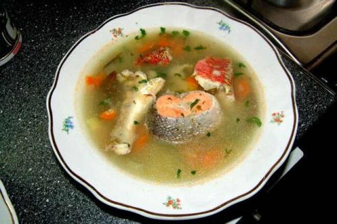 Ukha on triple broth