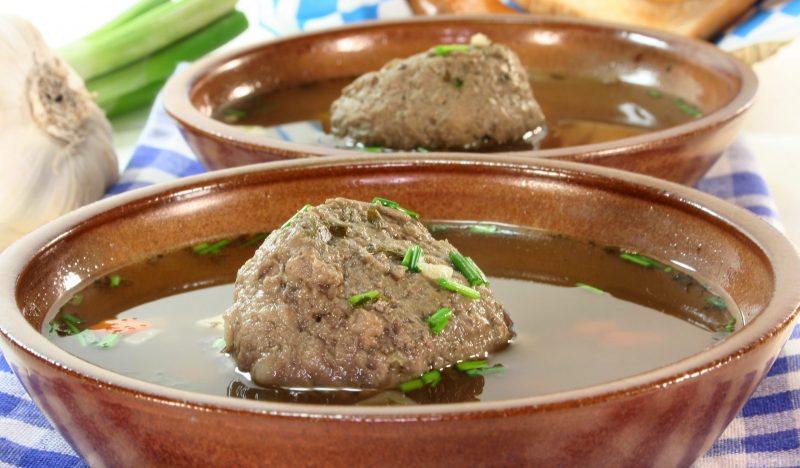 Liver meatball soup