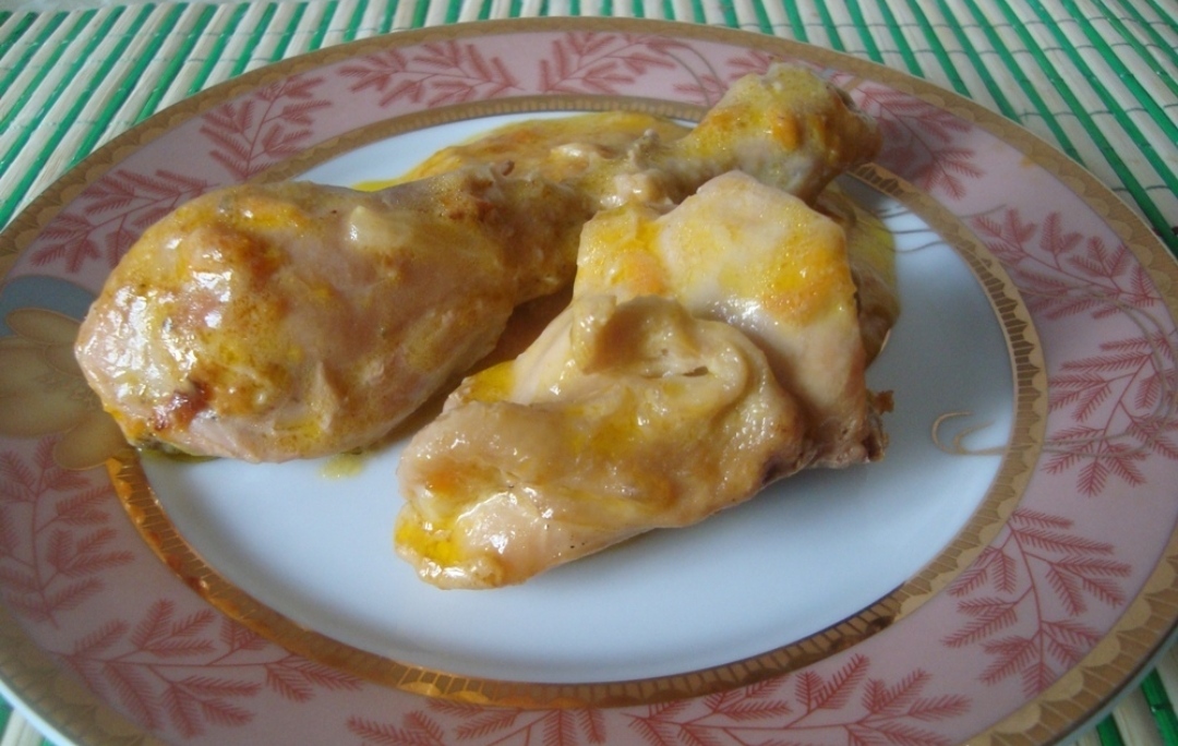 Chicken in cheese sauce