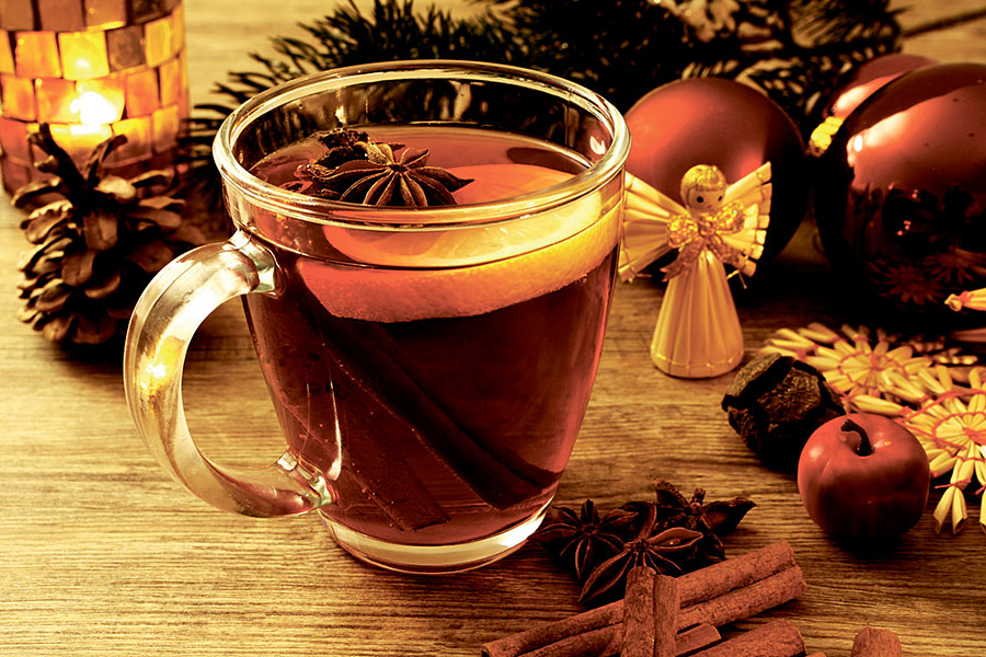 Tea with cognac