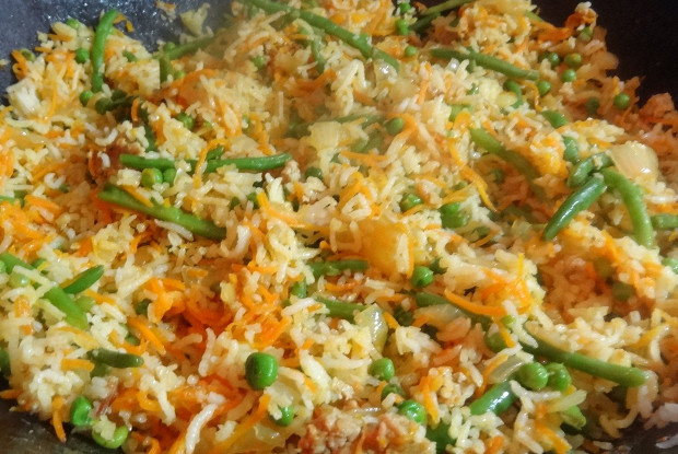 Pan Asian Vegetarian Fried Rice