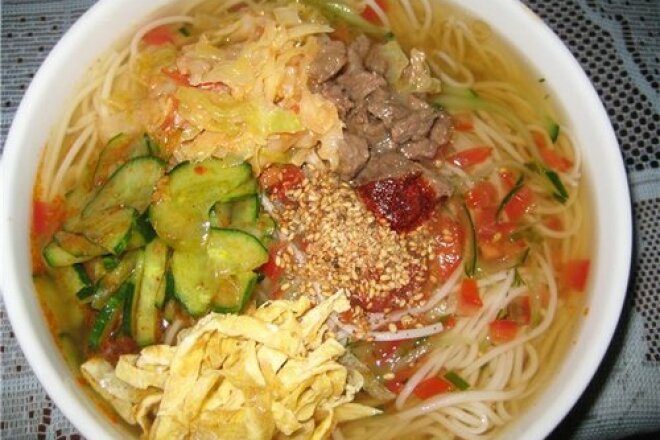 Cold Korean soup 