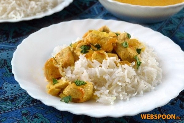 Chicken at Sunset with Rice