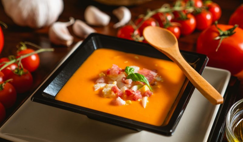 Salmorejo cold soup