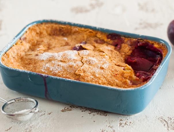 Gluten Free Plum Clafoutis