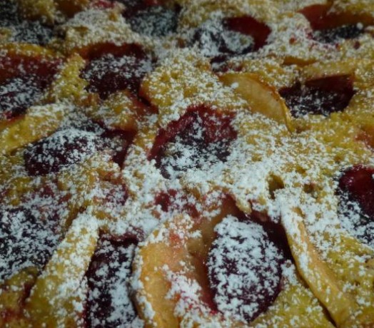 Plum and Apple Pie