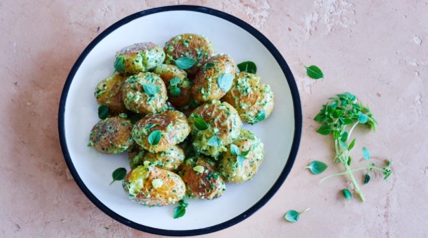 Potatoes in Pesto