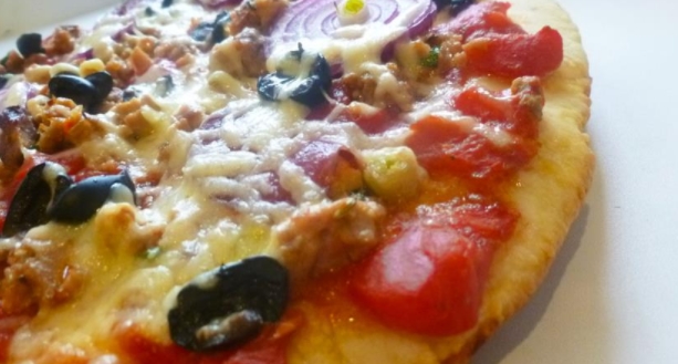 Meat Pizza with Sausages