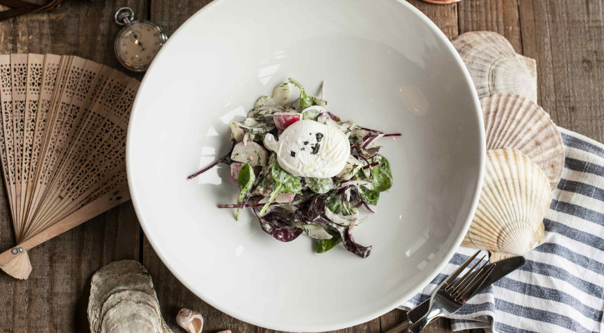 Burbot liver salad