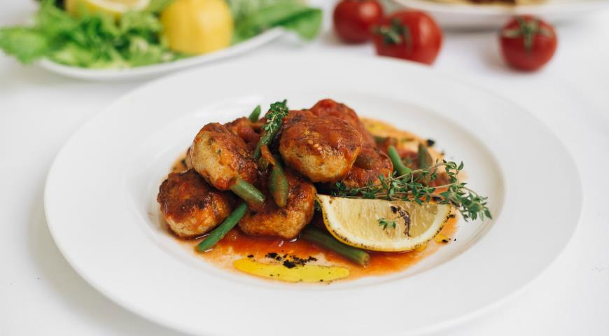 Fish Dumplings in Tomato Sauce
