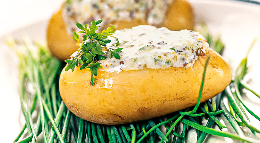 Young Potatoes with Lemon-mint Dressing