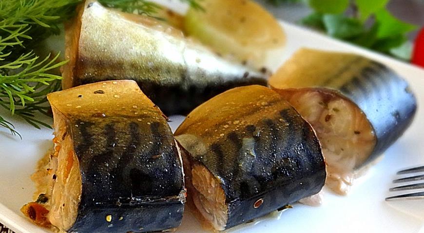 Mackerel - smoke in nature