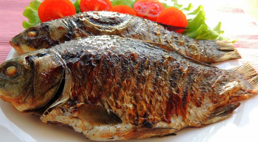 Grilled carp