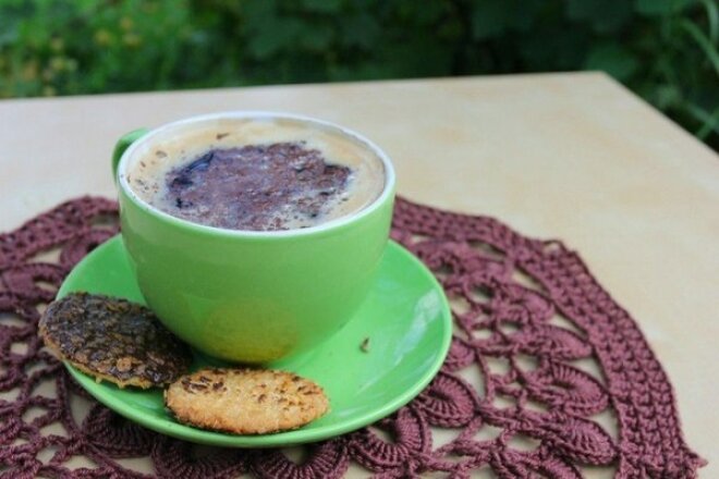 Coffee drink with grapefruit juice