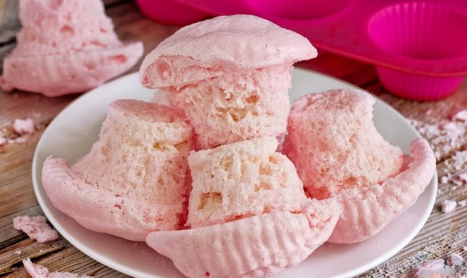 Quick meringue in the microwave