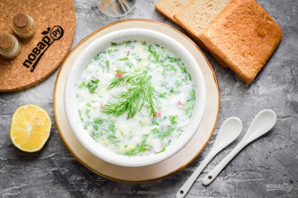 Okroshka in Azerbaijani