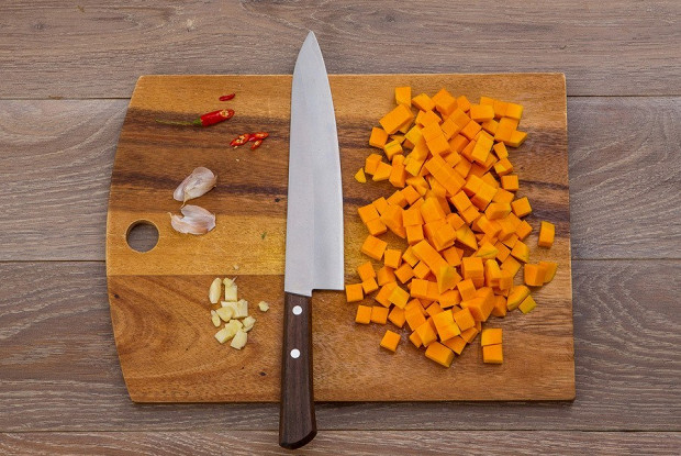 Spicy vegetables with aromatic rice