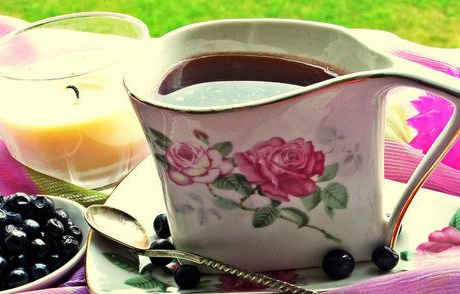 Blueberry coffee