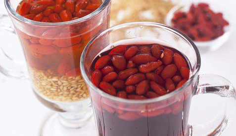 Linen jelly with goji berries