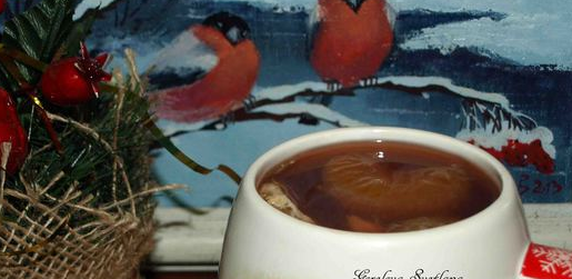 Christmas mulled wine (non-alcoholic)