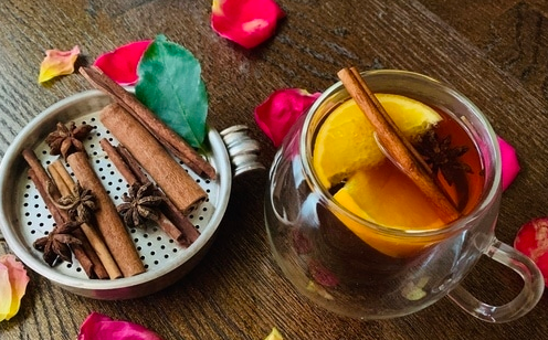 Tea mulled wine