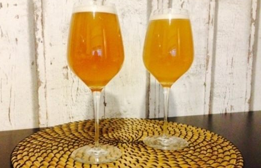 Drink from beer and lemonade Radler