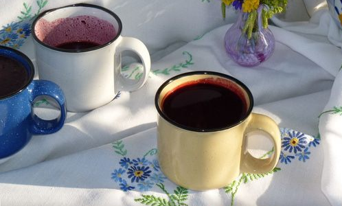Velvet blueberry creamy jelly