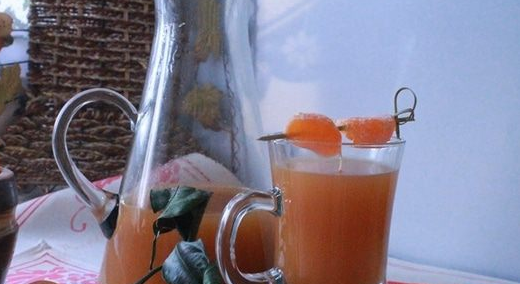 Sbiten with sea buckthorn