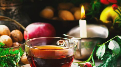 Nettle and rosehip tea