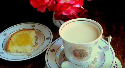 Spicy coffee with Yantar cheese
