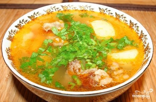 Chicken shurpa in a slow cooker