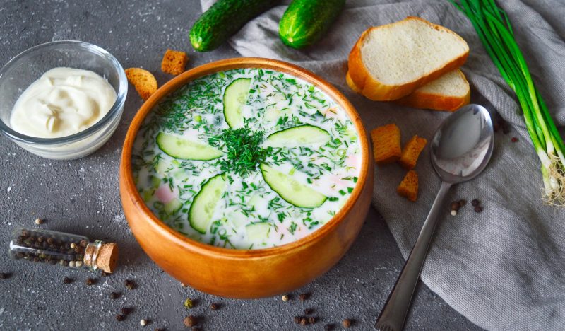 Okroshka on ayran