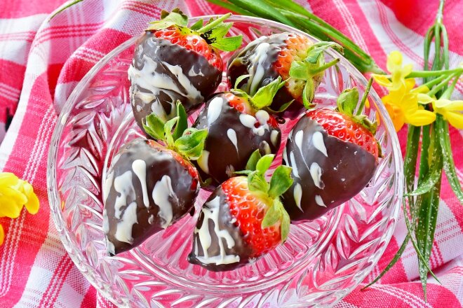 Chocolate Glazed Strawberries