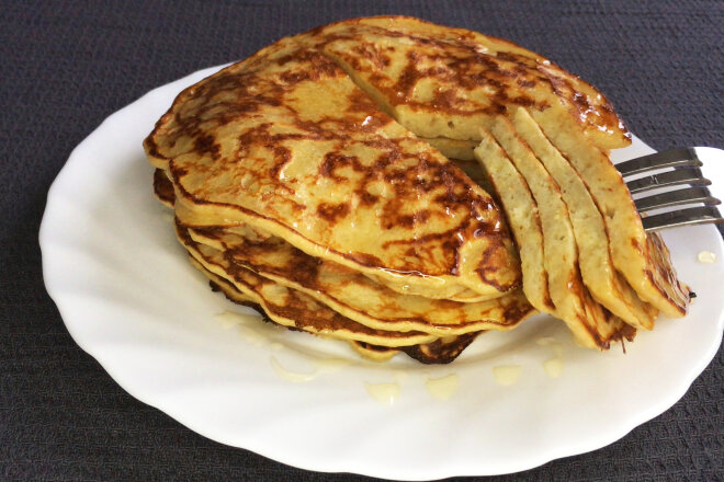 Banana Pancakes Without Sugar And Baking Powder